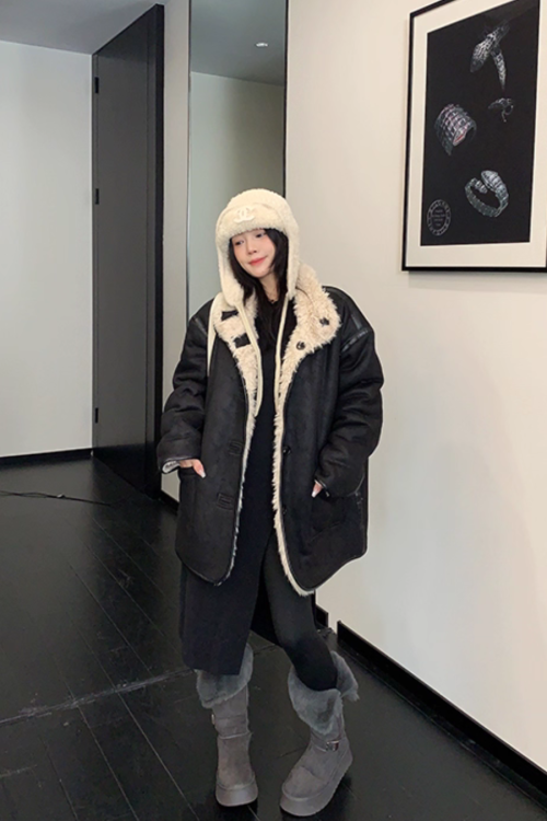 Boa Fleece Reversible Coat