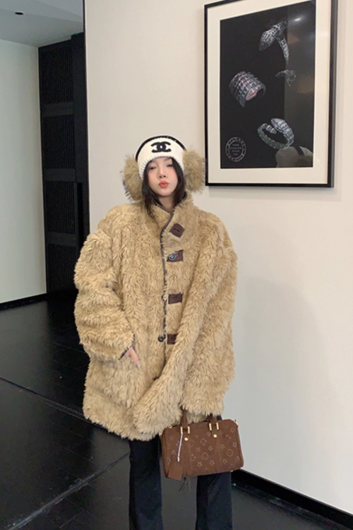 Boa Fleece Reversible Coat