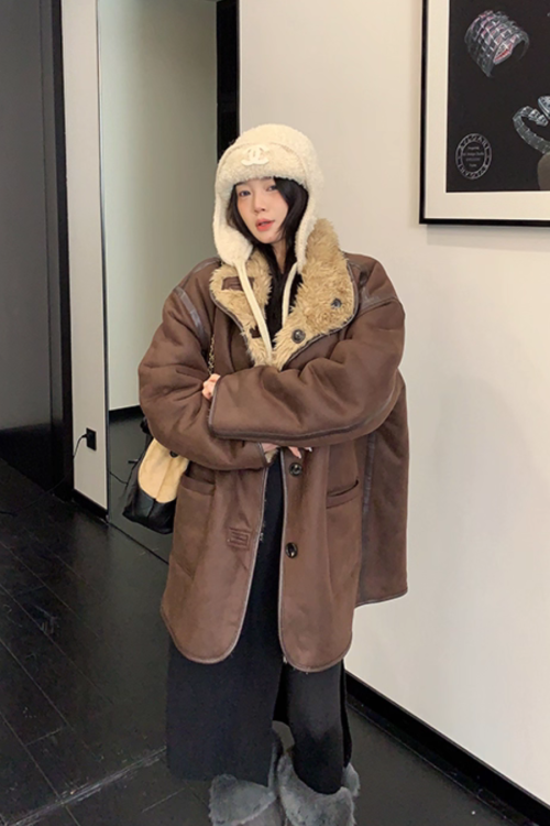 Boa Fleece Reversible Coat