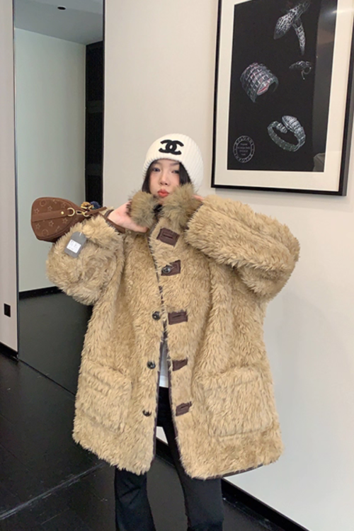 Boa Fleece Reversible Coat