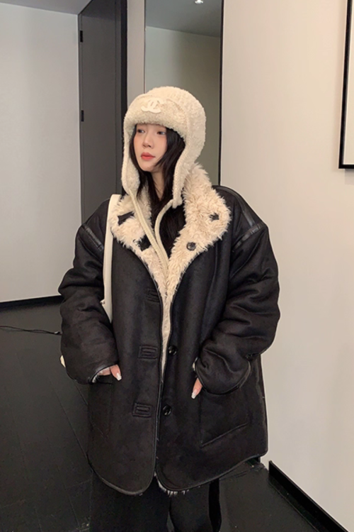 Boa Fleece Reversible Coat
