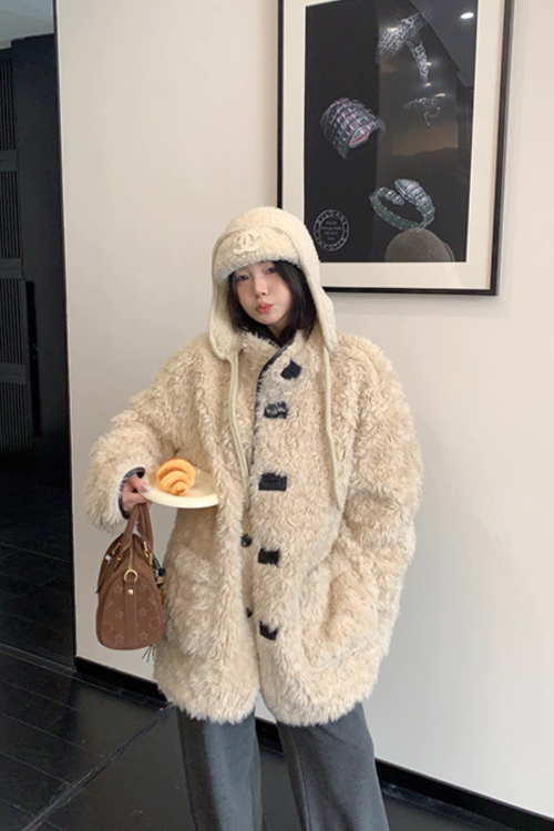 Boa Fleece Reversible Coat