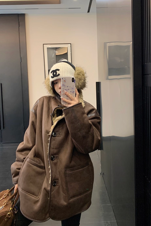 Boa Fleece Reversible Coat