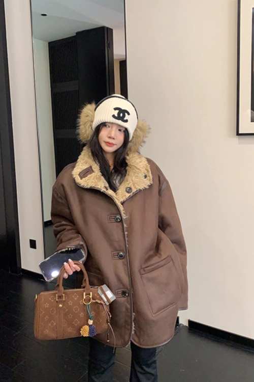 Boa Fleece Reversible Coat