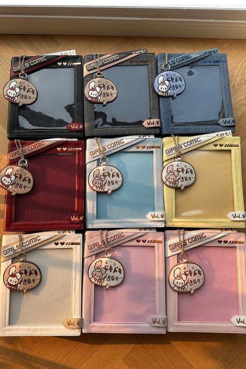 Book Convertible Ita Bag with Clear Window for Pin Display