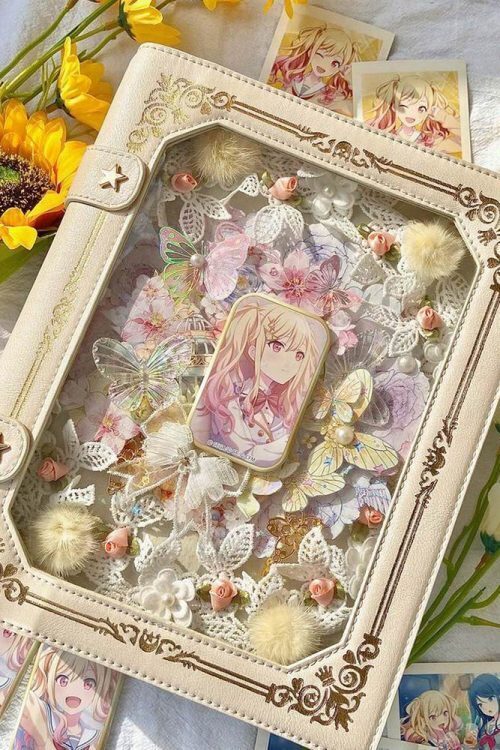 Book Convertible Ita Bag with Included Insert for Plushies and Pins