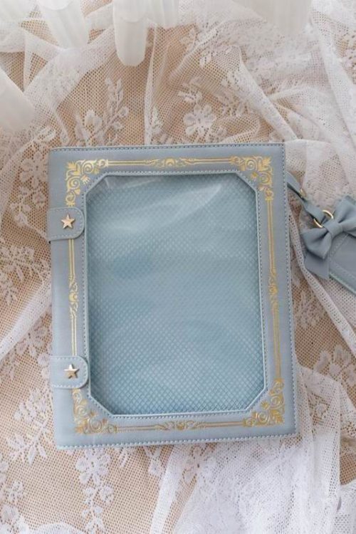 Book Convertible Ita Bag with Included Insert for Plushies and Pins