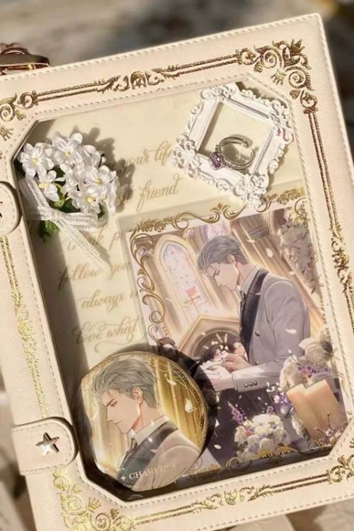 Book Convertible Ita Bag with Included Insert for Plushies and Pins