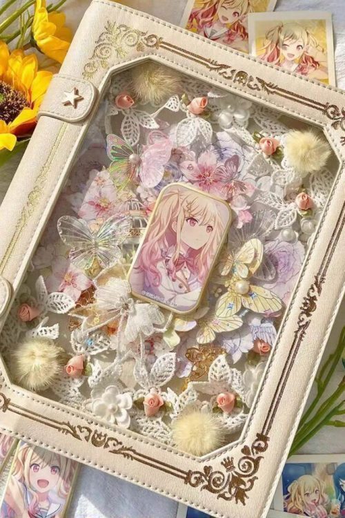 Book Convertible Ita Bag with Included Insert for Plushies and Pins