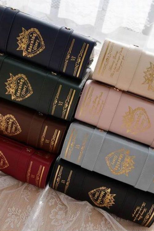 Book Convertible Ita Bag with Included Insert for Plushies and Pins