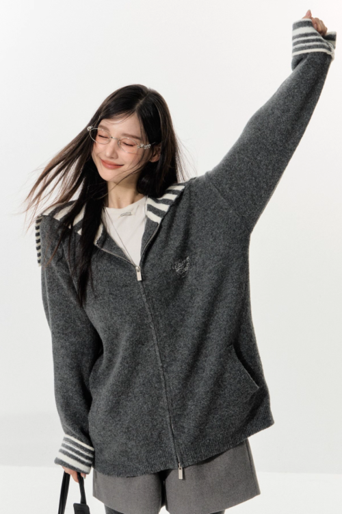 Border Collar Jacket / Wide Pants / Half Pants