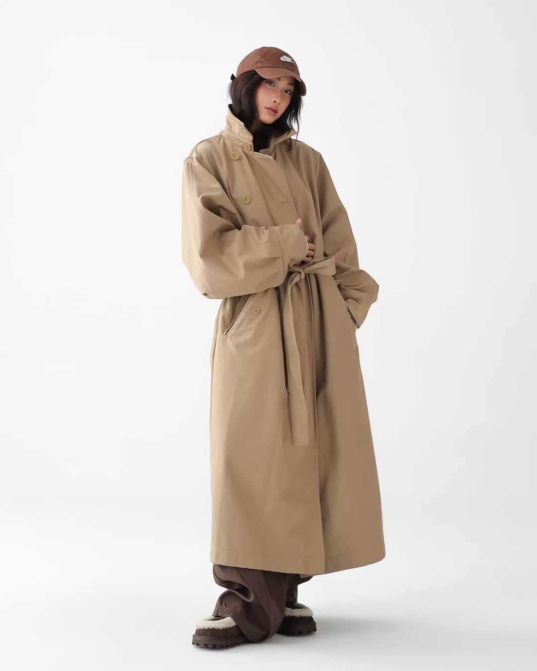 British Light Brown Long Coat British Light Brown Long Coat