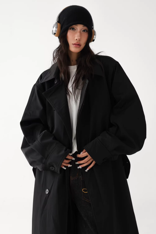 British Light Brown Long Coat