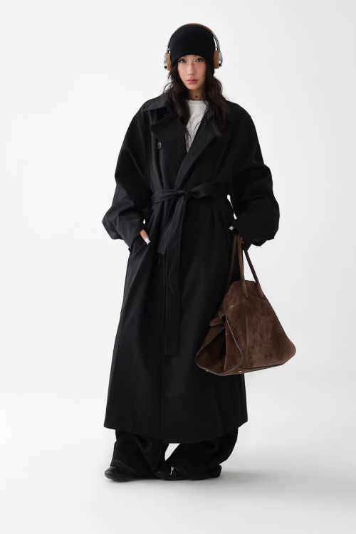 British Light Brown Long Coat