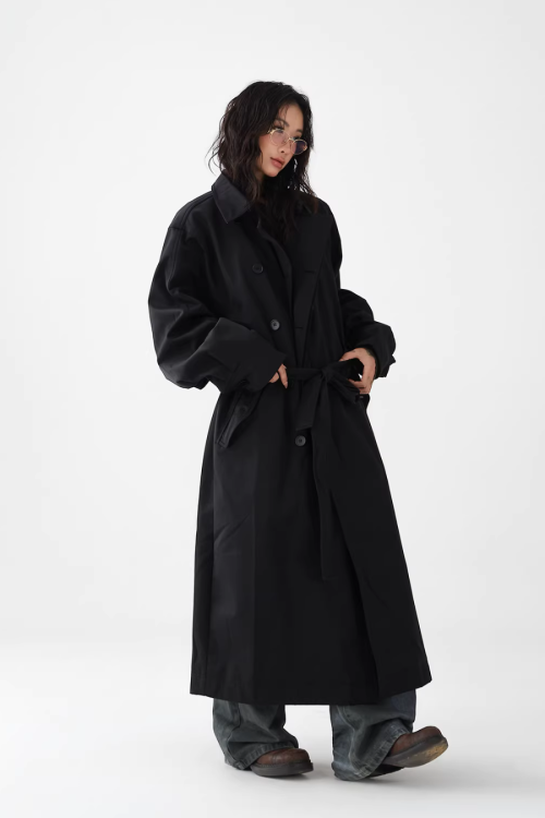 British Light Brown Long Coat