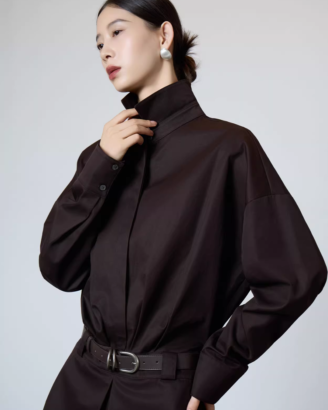 Brown Shirt Dress Brown Shirt Dress