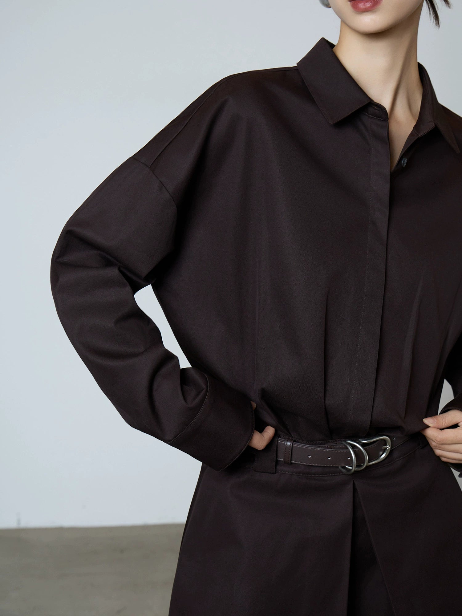 Brown Shirt Dress Brown Shirt Dress