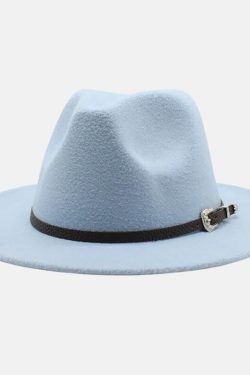 Buckle Band Fedora Hat