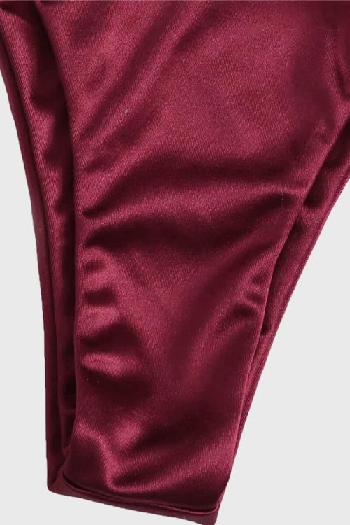 Burgundy Bikini Set