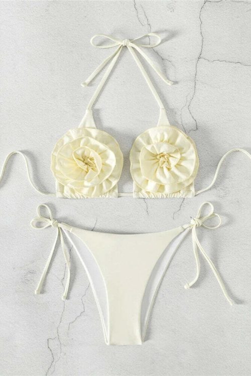 Butter Yellow Bikini Set