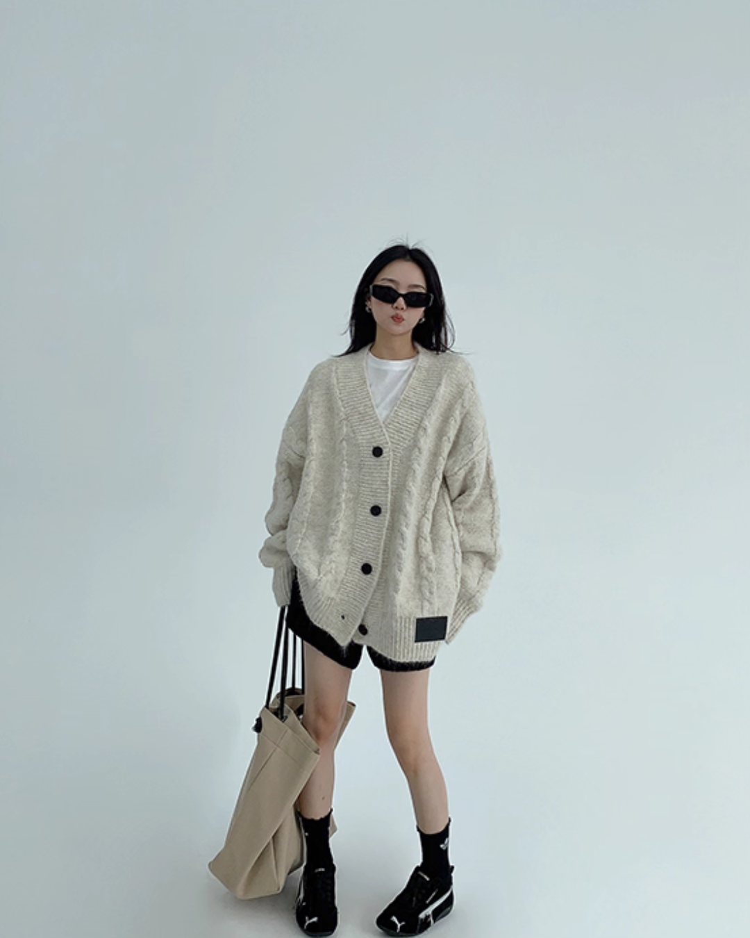 Cable Knit Cardigan Cable Knit Cardigan