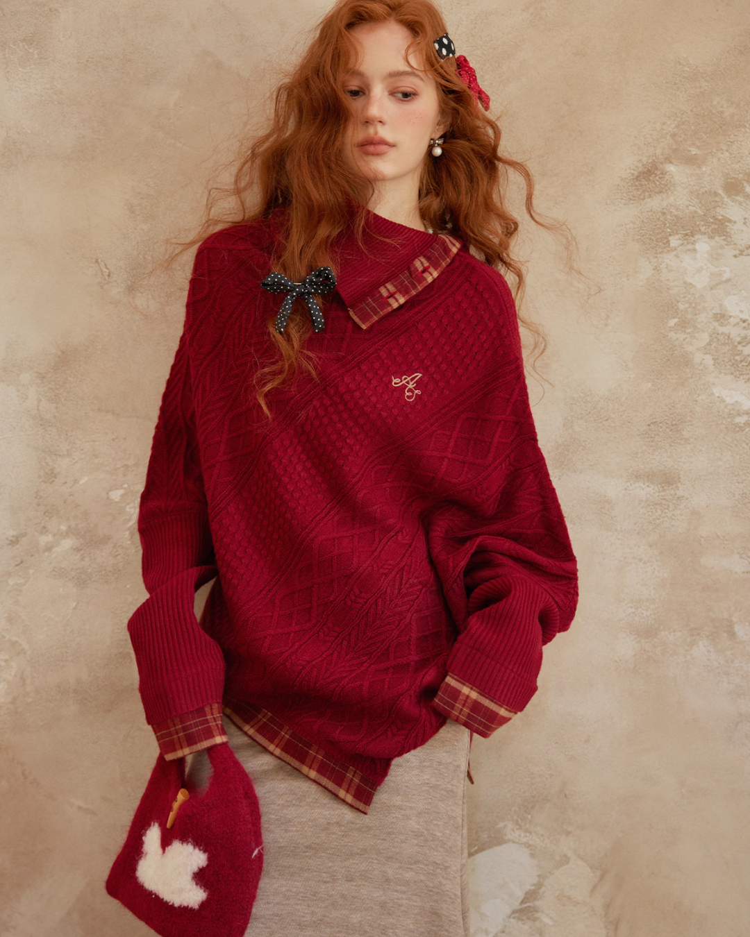 Cable Knit Poncho Cable Knit Poncho