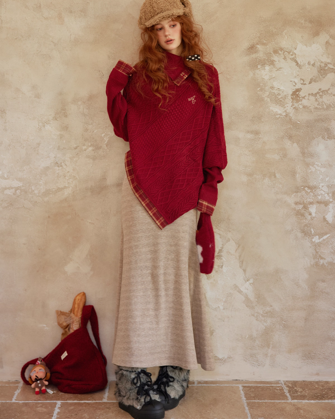 Cable Knit Poncho Cable Knit Poncho