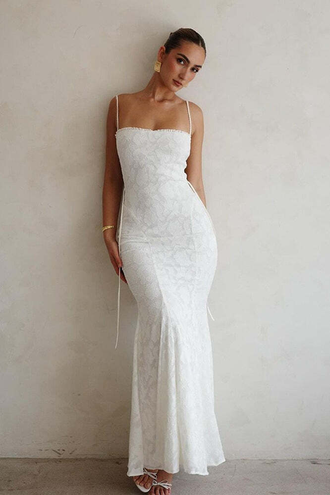 Cami Backless Tie Sexy Slim Maxi Dress Cami Backless Tie Sexy Slim Maxi Dress