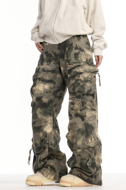 Camouflage Pattern Cargo Pants