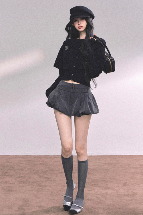 Cape Long Sleeve Knit