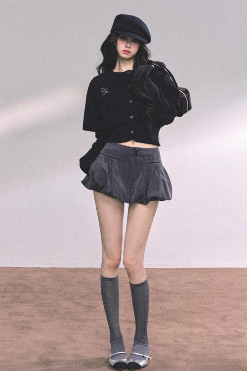 Cape Long Sleeve Knit