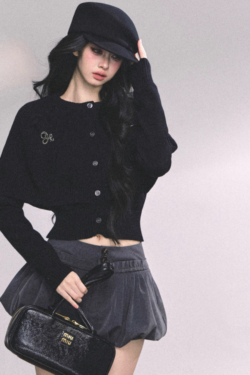 Cape Long Sleeve Knit