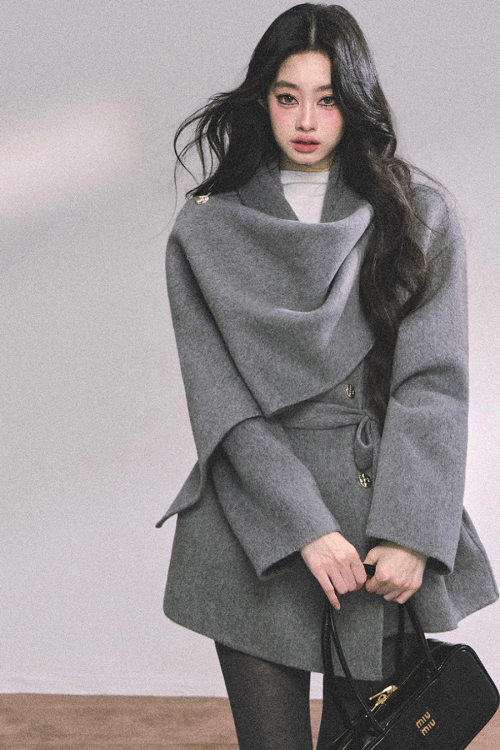 Cape Wool Short Coat