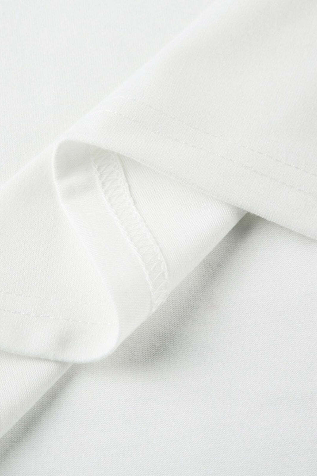 Casual Loose Number Print Off Shoulder Crew T-shirt Casual Loose Number Print Off Shoulder Crew T-shirt