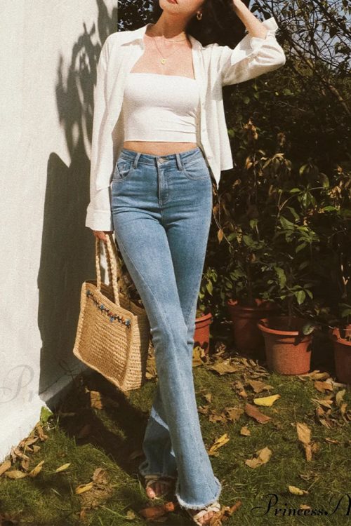 Casual Snug Graceful Denim Jeans