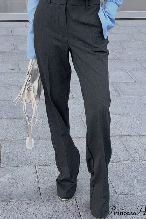 Casual Straight Graceful Leg Long Pants