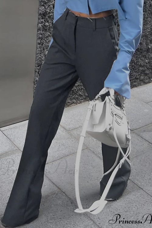 Casual Straight Graceful Leg Long Pants