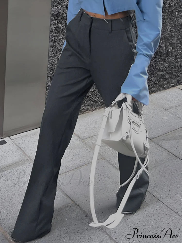 Casual Straight Graceful Leg Long Pants Casual Straight Graceful Leg Long Pants