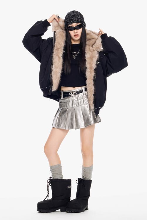 Cat Ear Fur Jacket