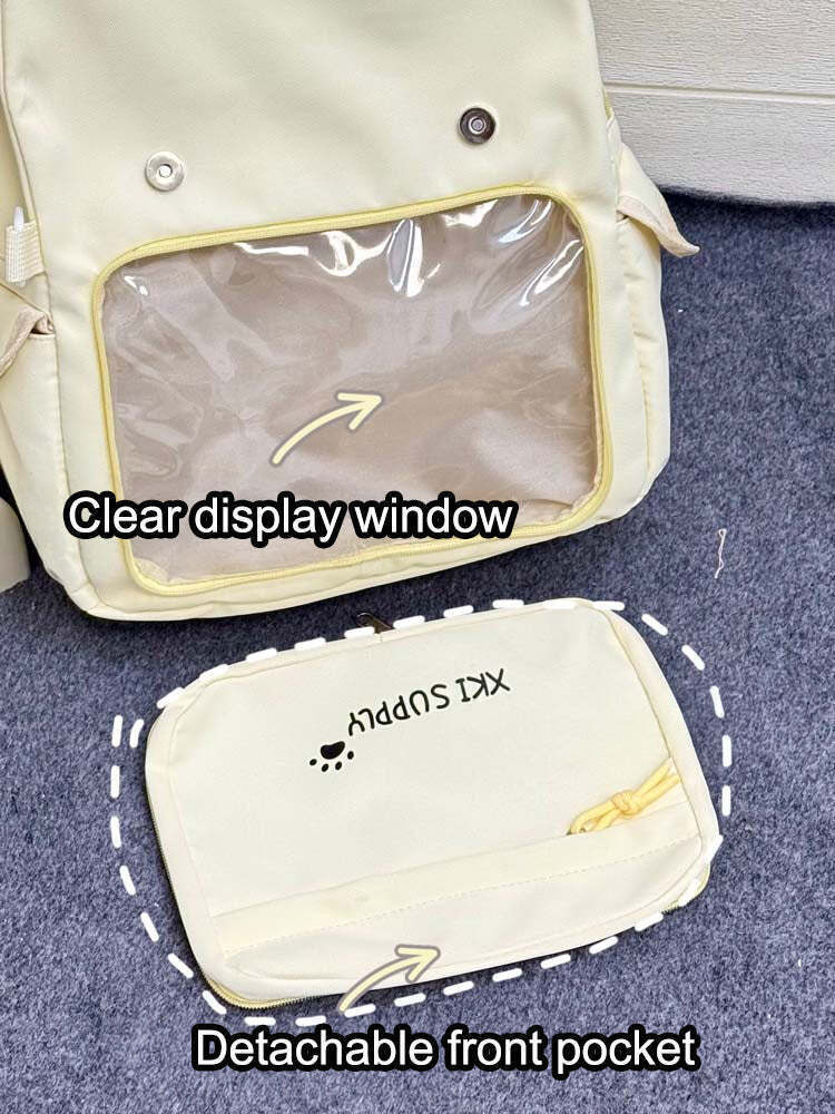 Cat Ita Backpack for Pin Display Cat Ita Backpack for Pin Display