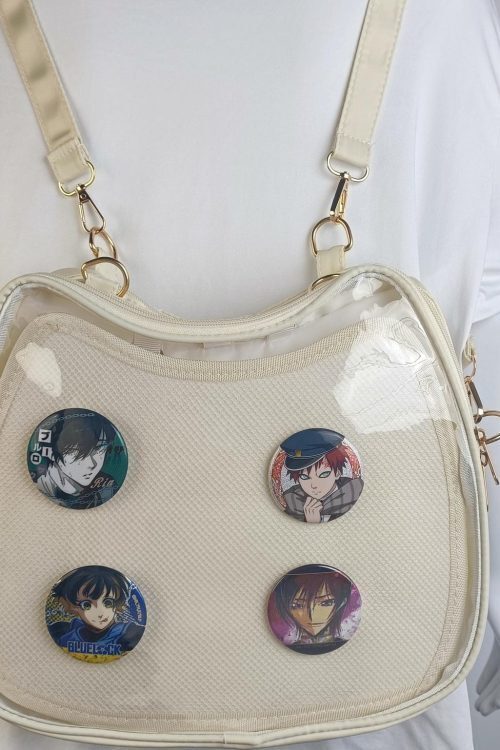 Cat Ita Backpack with Clear Window and Included Insert for Plushies and Pins