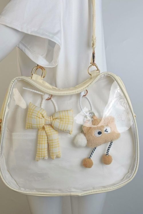 Cat Ita Backpack with Clear Window and Included Insert for Plushies and Pins
