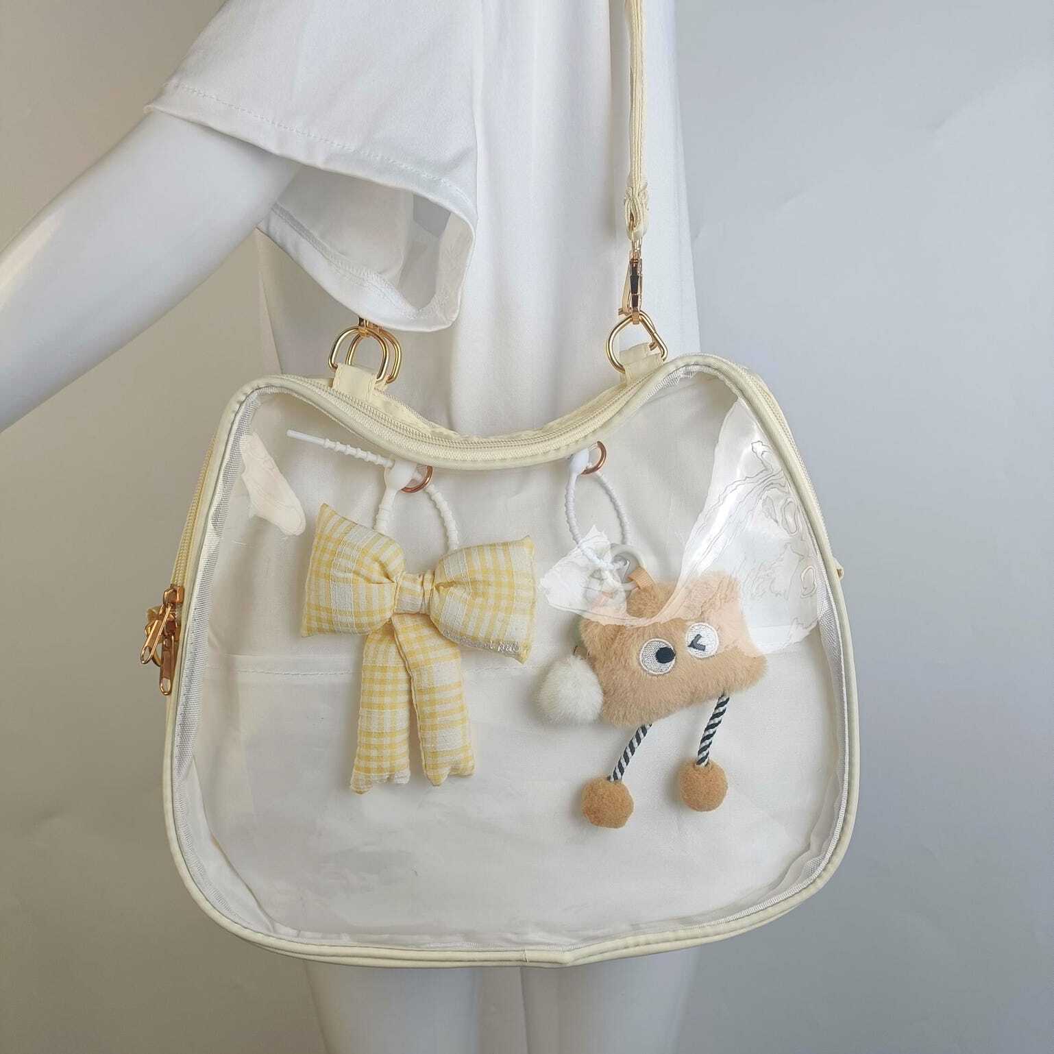 Cat Ita Backpack with Clear Window and Included Insert for Plushies and Pins Cat Ita Backpack with Clear Window and Included Insert for Plushies and Pins