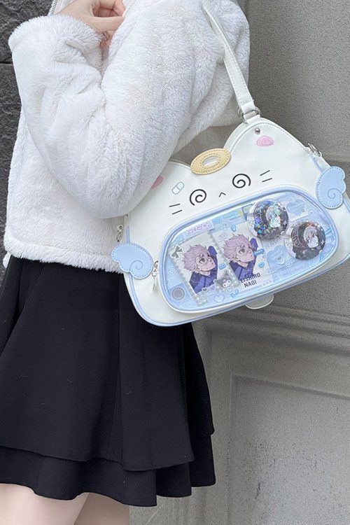 Cat Ita Bag with Clear Window for Plushies and Pins