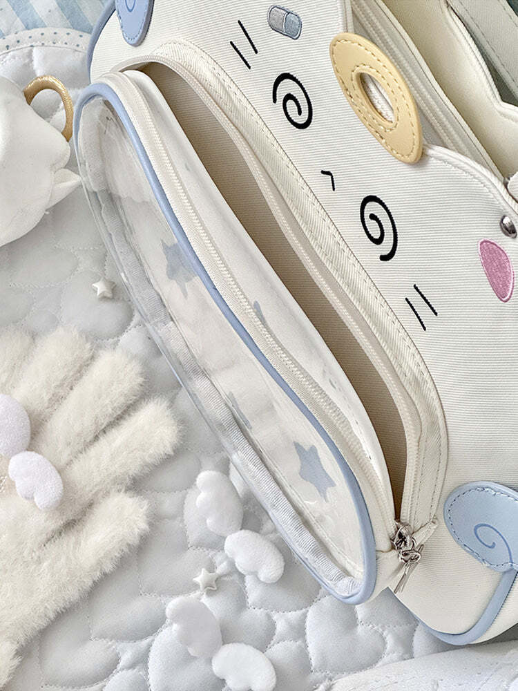 Cat Ita Bag with Clear Window for Plushies and Pins Cat Ita Bag with Clear Window for Plushies and Pins