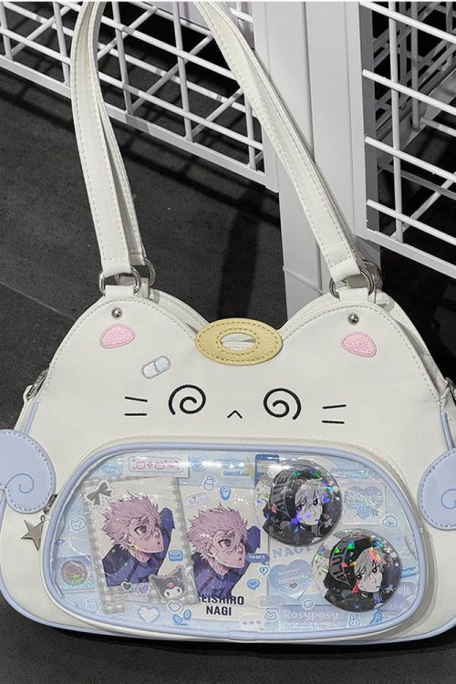 Cat Ita Bag with Clear Window for Plushies and Pins