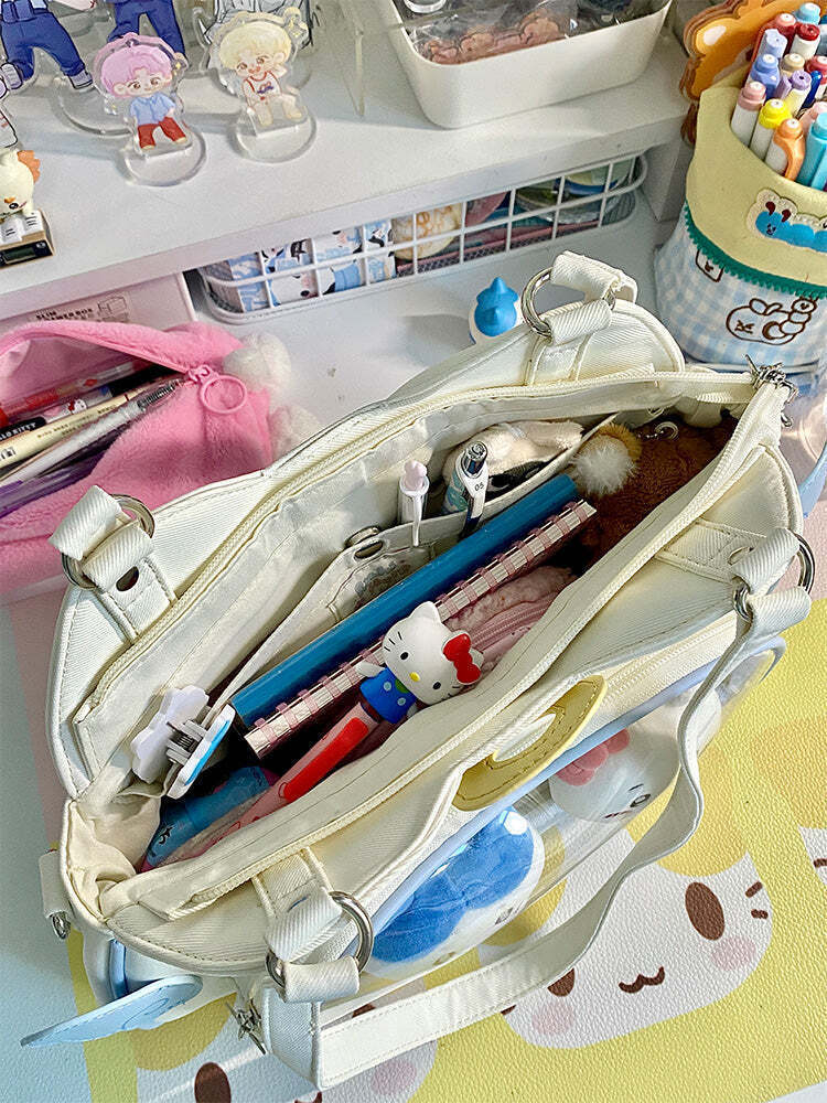 Cat Ita Bag with Clear Window for Plushies and Pins Cat Ita Bag with Clear Window for Plushies and Pins