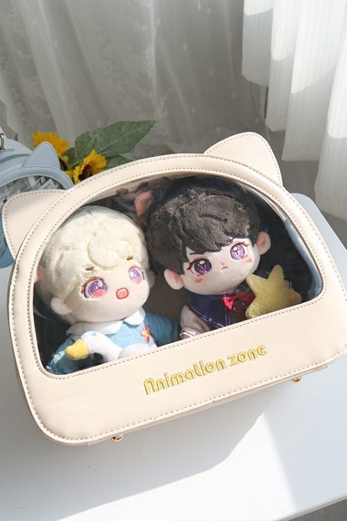 Cat Ita Crossbody Bag for Plushies and Pins