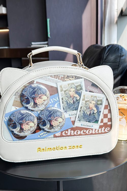 Cat Ita Crossbody Bag for Plushies and Pins