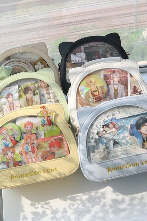 Cat Ita Crossbody Bag for Plushies and Pins